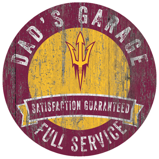 Arizona State Sun Devils Dads Garage Sign by Fan Creations
