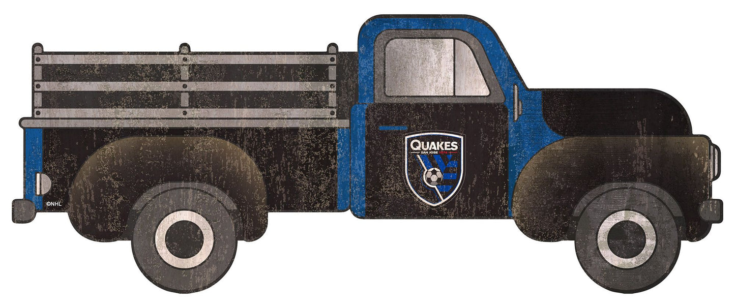 San Jose Earthquakes 15" Cutout Truck Sign by Fan Creations