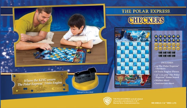 Polar Express Checkers Board Game by Masterpieces