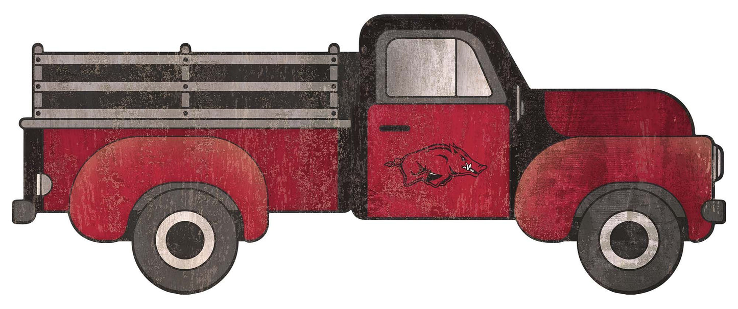 Arkansas Razorbacks 15" Cutout Truck Sign by Fan Creations