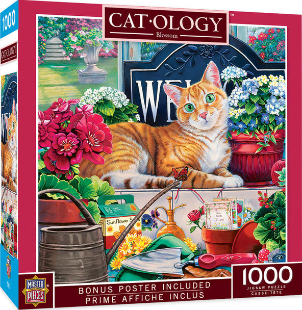 Catology - Blossom 1000 Piece Jigsaw Puzzle by Masterpieces