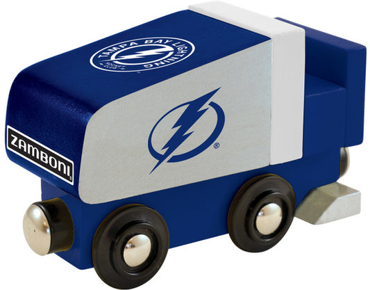 Tampa Bay Lightning Wooden Toy Zamboni Train Engine by Masterpieces