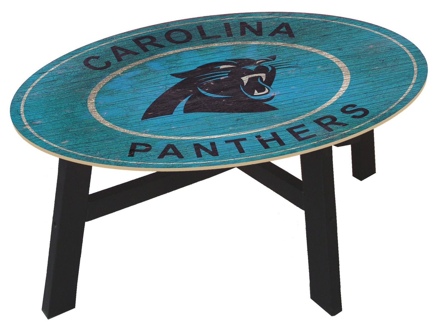 Carolina Panthers Logo Heritage Logo Coffee Table by Fan Creations