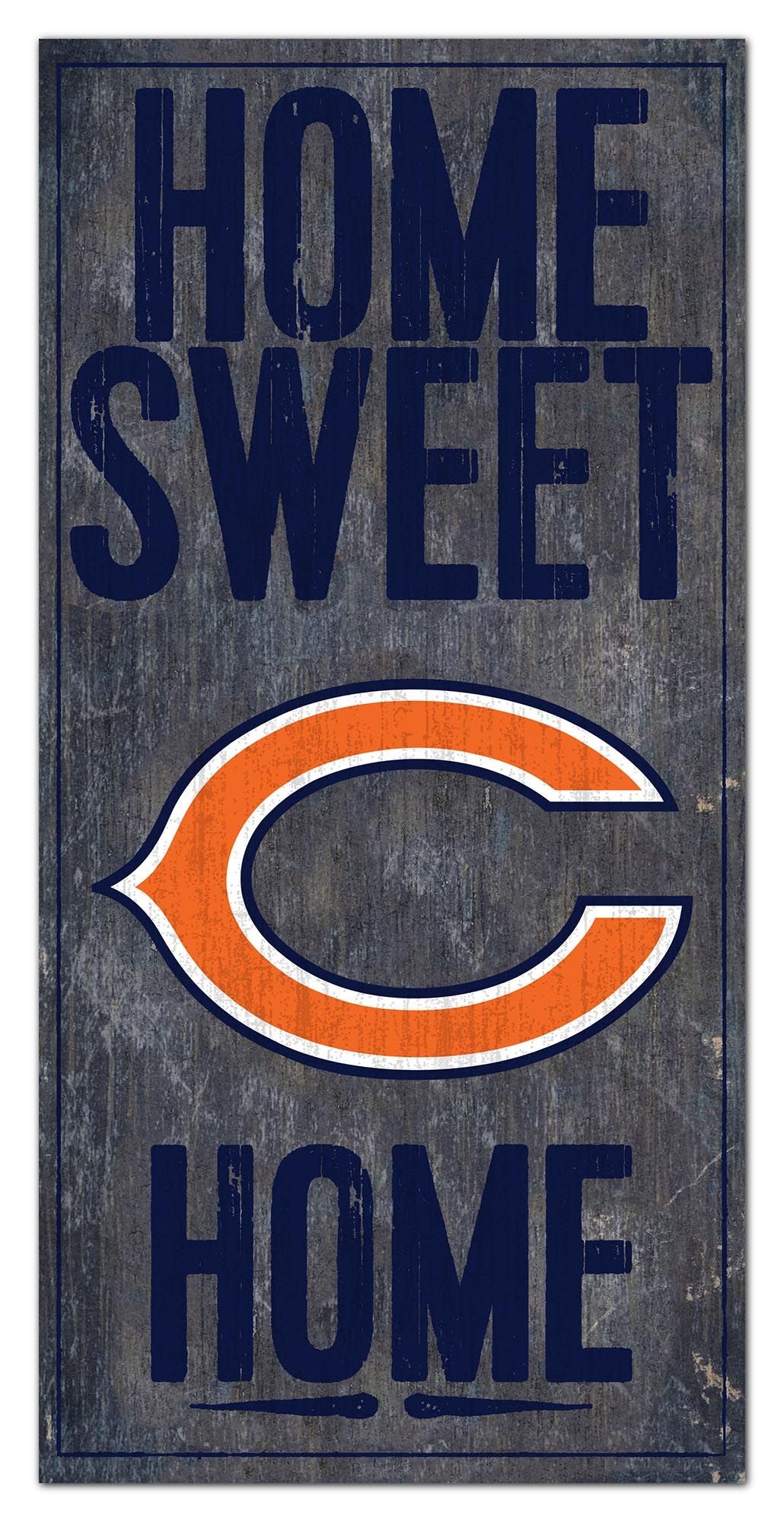 Chicago Bears Home Sweet Home 6" x 12" Sign by Fan Creations