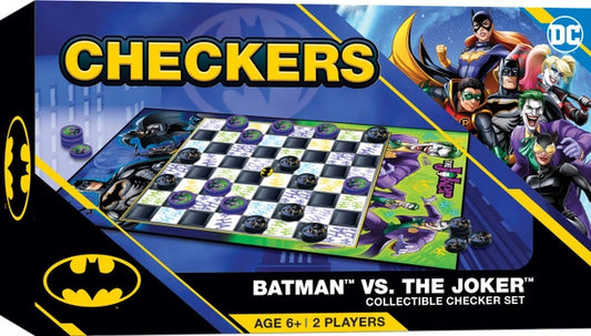 Batman Checkers Board Game by Masterpieces