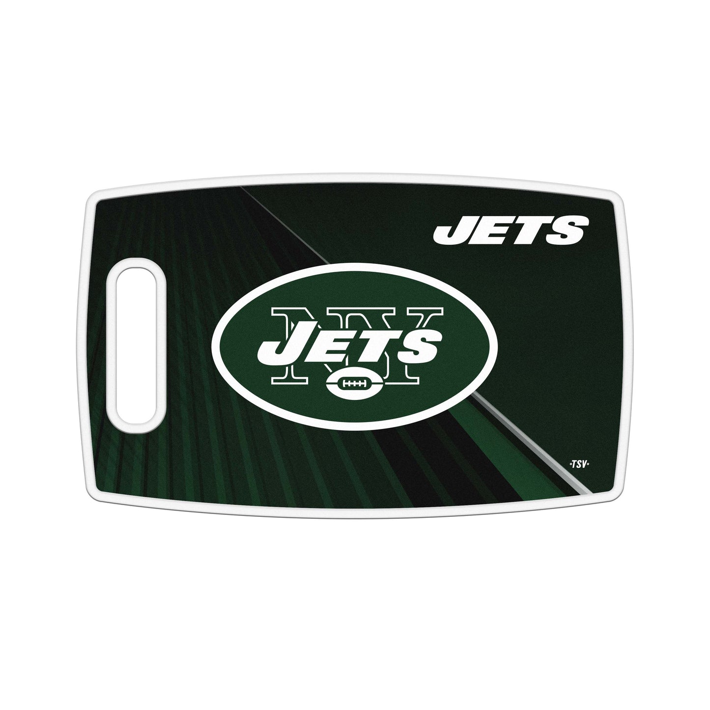New York Jets Large 9.5" x 14.5" Cutting Board by Sports Vault