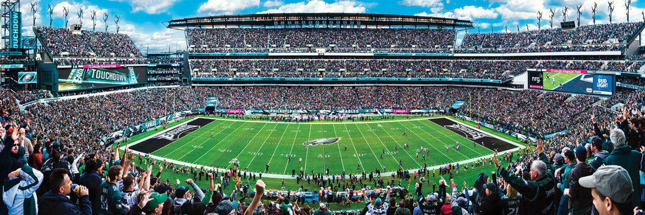 Philadelphia Eagles Panoramic Stadium 1000 Piece Jigsaw Puzzle - Center View by Masterpieces